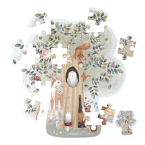 Little Dutch Forest Friends houten XL vloerpuzzel - 37 stukjes productafbeelding 2