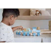 Little Dutch Forest Friends houten blokkentrein productafbeelding 4