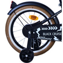 Volare Black Cruiser kinderfiets - 16 inch - zwart productafbeelding 2