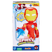 Marvel Spidey and His Amazing Friends Supersized Iron Man figuur - 23 cm productafbeelding 3
