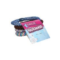 Glamour haarbandjes 4-delig productafbeelding 2