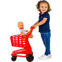 Winkelwagen met poppenzitje productafbeelding 3
