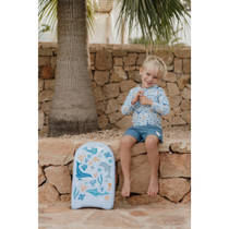 Little Dutch Ocean Dreams kickboard - blauw productafbeelding 3