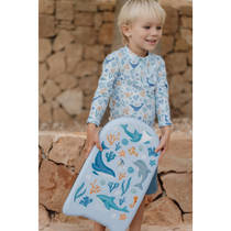Little Dutch Ocean Dreams kickboard - blauw productafbeelding 4