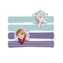 Frozen haarelastiekjes 4-delig productafbeelding 2