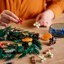 LEGO Botanicals herfstkrans 10340 productafbeelding 4