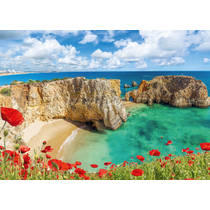 Ravensburger puzzel klaprozen in de Algarve Portugal - 1000 stukjes productafbeelding 2