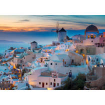 Ravensburger puzzel avond in Santorini - 1000 stukjes productafbeelding 2