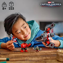 LEGO Marvel Captain America vs. Rode Hulk duel 76292 productafbeelding 2