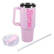 Barbie reisbeker met rietje productafbeelding 2