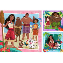 Ravensburger Disney Vaiana 2: Op naar nieuwe avonturen! puzzelset - 3 x 49 stukjes Main Image - 4