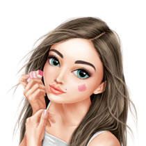 TOPModel Beauty and Me blush stempel productafbeelding 4