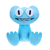 Rainbow Friends cyaan knuffel - 40 cm