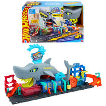 Hot Wheels City Haaienaanval in de autowasserette