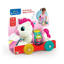 Clementoni pull-a-long eenhoorn trekspeeltje productafbeelding 2