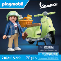 PLAYMOBIL Cars 1969 Vespa Sprint Veloce 71621 Main Image - 4