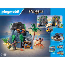 PLAYMOBIL Pirates Doodshoofdeiland 71531 productafbeelding 8
