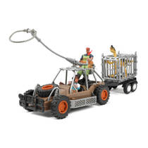 World of Dinosaurs XL speelset met jeep en boot productafbeelding 6