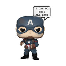Funko Pop! figuur The Infinity Saga Captain America productafbeelding 3