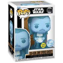 Funko Pop! figuur Star Wars Qui-Gon Jinn Force Ghost productafbeelding 3
