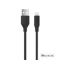 Qware USB-A naar Lightning oplaadkabel - zwart productafbeelding 3