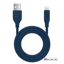 Qware USB-A naar Lightning oplaadkabel - blauw productafbeelding 2
