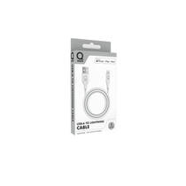 Qware USB-A naar Lightning oplaadkabel - wit