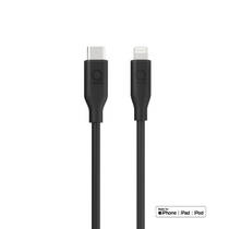 Qware USB-C naar Lightning oplaadkabel - zwart productafbeelding 3
