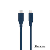 Qware USB-C naar Lightning oplaadkabel - blauw productafbeelding 3