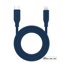 Qware USB-C naar Lightning oplaadkabel - blauw productafbeelding 2