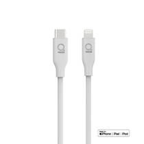 Qware USB-C naar Lightning oplaadkabel - wit productafbeelding 3