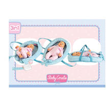 Theo Klein Baby Coralie 3-in-1 draagtas pop productafbeelding 2