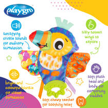 Playgro knisperdoekje Tamica toekan productafbeelding 3
