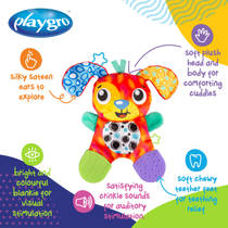 Playgro knisperdoekje Penny puppy productafbeelding 3