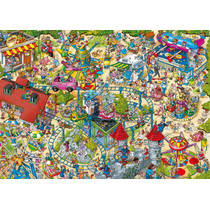 Ravensburger puzzel Het vakantiepark 4 Het pretpark - 1000 stukjes productafbeelding 2