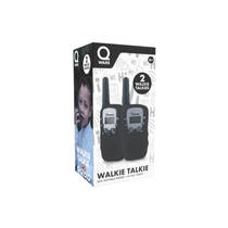 Qware walkie talkie set - zwart productafbeelding 2