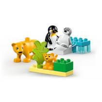 LEGO DUPLO families van wilde dieren: pinguïns en leeuwen 10442 Main Image - 4