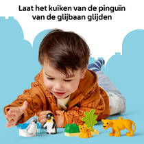 LEGO DUPLO families van wilde dieren: pinguïns en leeuwen 10442 Main Image - 2