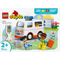 LEGO DUPLO ambulance met chauffeur 10447 Main Image - 4