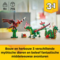 LEGO Creator 3-in-1 middeleeuwse draak 31161 Main Image - 1