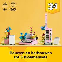 LEGO Creator 3-in-1 typemachine met bloemen 31169 Main Image - 1