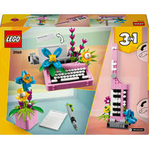 LEGO Creator 3-in-1 typemachine met bloemen 31169 Main Image - 5