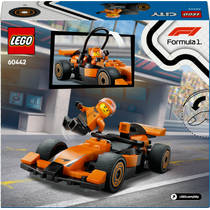 LEGO City F1 coureur met McLaren racewagen 60442 productafbeelding 7