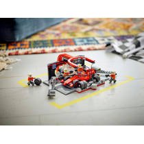 LEGO City F1 pitstop en pitcrew met Ferrari auto 60443 productafbeelding 9