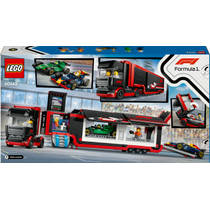 LEGO City F1 truck met RB20 en AMR24 F1 auto's 60445 productafbeelding 7