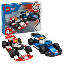 LEGO CITY F1 Williams Racing en Haas F1 racewagens 60464