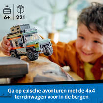 LEGO CITY 4x4 terreinwagen voor in de bergen 60447 Main Image - 1