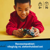 LEGO CITY raceautopakket vliegtuig vs. ziekenhuisbed 60459 Main Image - 1