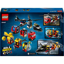 LEGO City helikopter, brandweerauto en onderzeeër remix 60462 productafbeelding 8