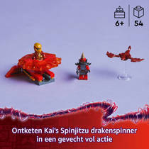 LEGO NINJAGO Kai's Spinjitzu drakenspinner 71823 Main Image - 2